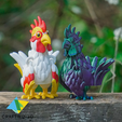 8.png Print in Place Tiny Rooster no supports