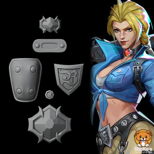 Elsa Bloodstone 'Young Blood' - Accessories - Marvel Rivals Cosplay Prop