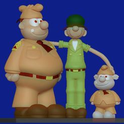 Zero1.jpg Beetle Bailey - Sergeant Snorkel and Otto