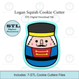 Etsy-Listing-Template-STL.png Logan Cookie Cutter | STL File