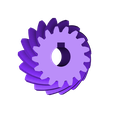 17Tooth_SpiralBevelPinion.STL Gearhead iPhone Dock, Spiral Bevel 51T/17T or 3:1 Gear Ratio