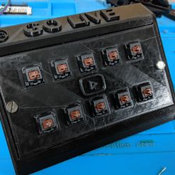 PXL_20201030_162610073.jpg Archivo STL gratis OBS / Twitch Stream Deck 10 botón ACTUALIZADO!・Diseño imprimible en 3D para descargar