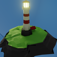 behind.png Lighthouse Low Poly