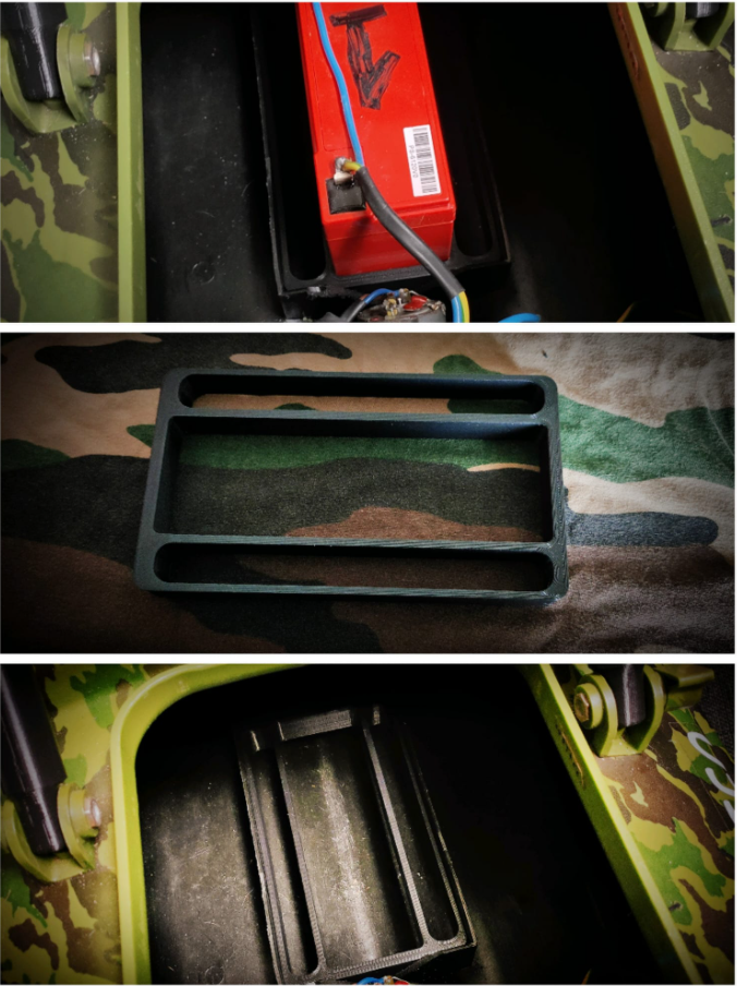 Download STL file Anatec boat battery holder • 3D print object ・ Cults