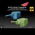 kv2-insta-promo-green-royfree.jpg KV-2 Tank Turret Royalty Free Version