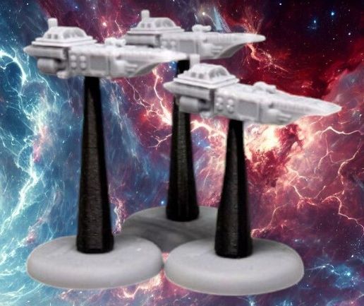 Squat Escort – Versatile Strike Craft STL 3D model