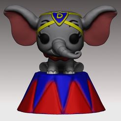 dumbocircus.jpg Fichier STL Dumbo PopFunko Circus Circus Modèle d'impression 3D・Plan imprimable en 3D à télécharger