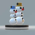 3.png Famille fantaisiste de bonhommes de neige - Modèle imprimable en 3D