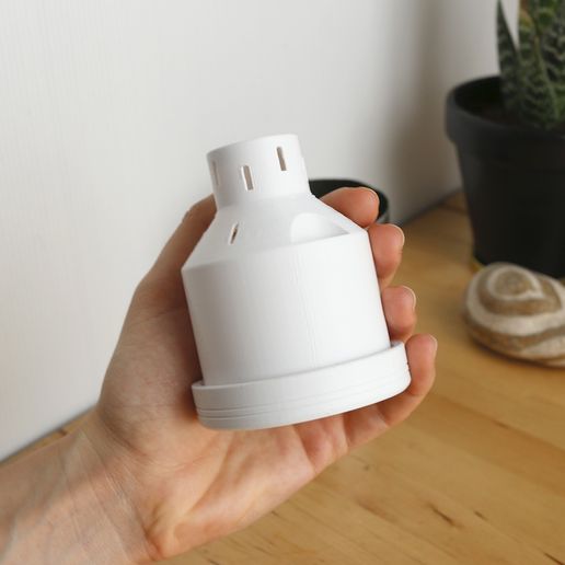 campbell_planter5.jpg Campbell Planter - Fully 3D Printed Self-Watering Planter