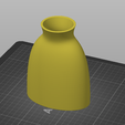 Capture2.png Bottle 1 Vase STL File - Digital Download -5 Sizes- Homeware, Minimalist Modern Design