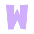 W.stl Letters and Numbers DRAGON BALL Z | Logo