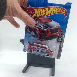 IMG_3265.jpg Free 3D file Hot Wheels Card Display Stand or Photography Stand・3D printing model to download