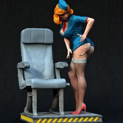 1.jpg Файл STL стюардесса черная вдова・Модель для загрузки и 3D-печати