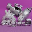 tinkatink-line-cults-grey-c-metal-render.jpg 宠物小精灵 - Tinkatink、Tinkatuff 和 Tinkaton，带 2 个姿势