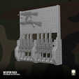 4.png Diorama Weapon Rack 3D printable files for Action Figures