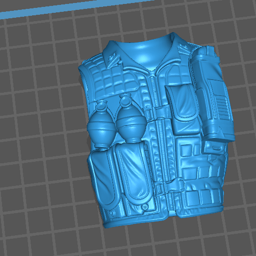 1/12 gi joe classified vest/wearable harness leatherneck vest 3D model