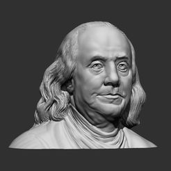 7.jpg Download STL file Benjamin Franklin • 3D printer design, ashishdhola45
