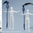Outfit-Undertaker.png Undertaker Cosplay Scythe Prop - Black Butler - Instant Download STL Files for 3D Printing