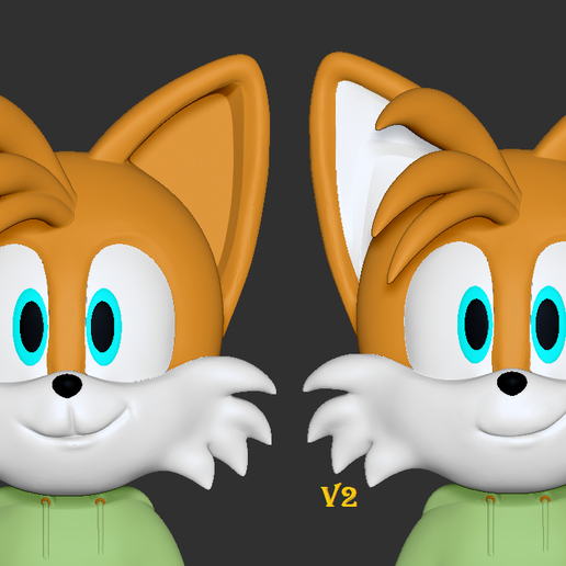 smile.png Tails Urban Vibes (Multiparts / 3MF)