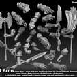 Preview_Arms.png Space Opera - Psytauran Elite Warriors (Modular Army builder)