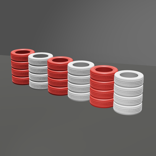 🚗 Tire stack・ STL File for ・Cults