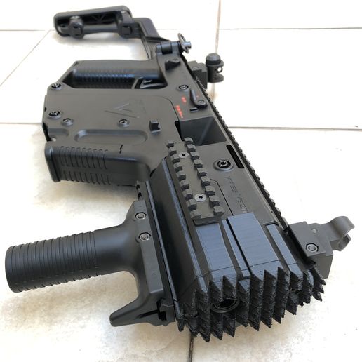 Kriss Vector Picatinny Rail Cover Long Aluminum Black