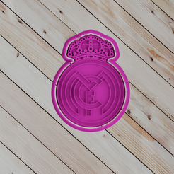 untitled.png Fichier STL COOKIE CUTTER real madrid logo・Plan pour impression 3D à télécharger