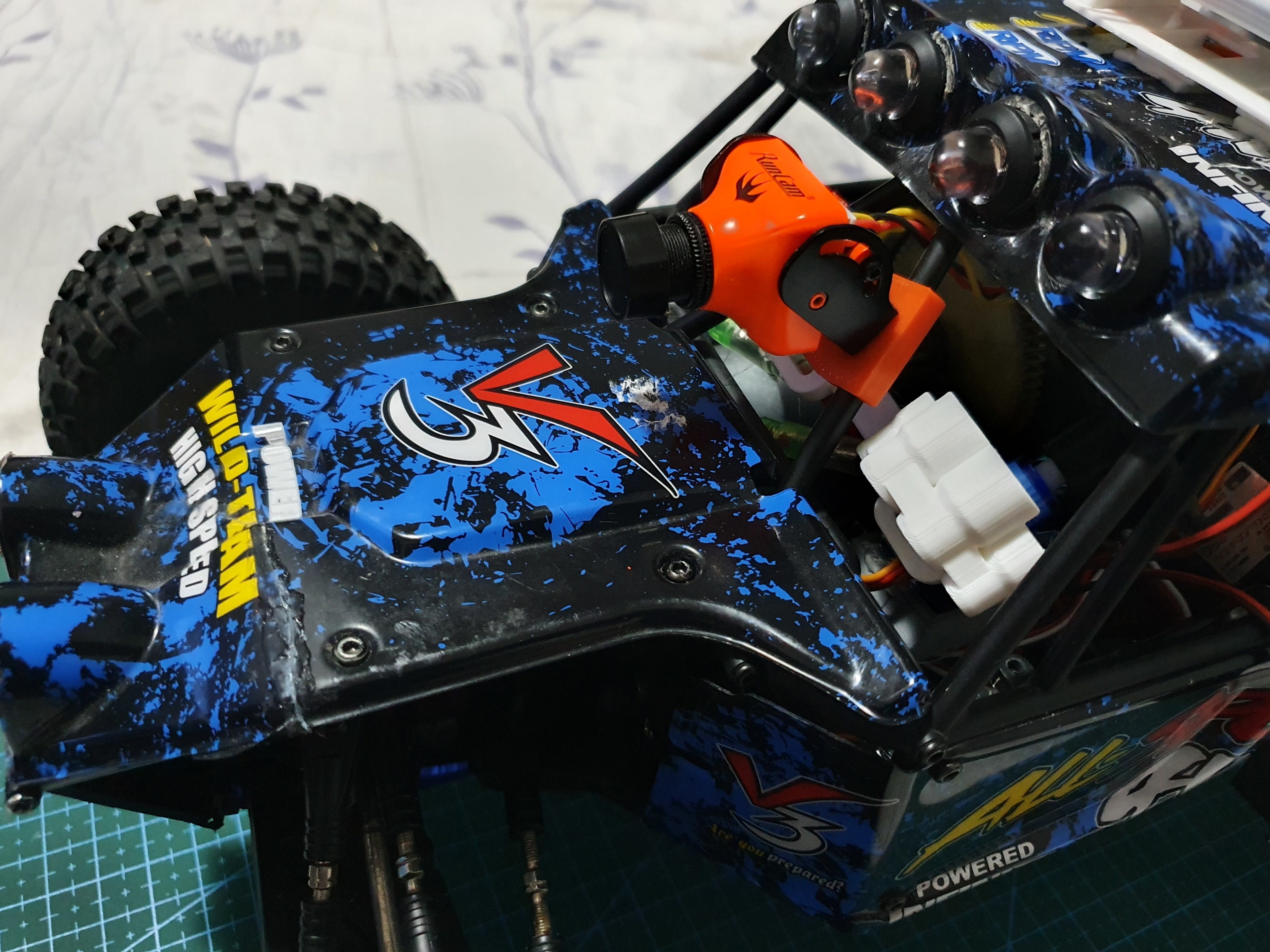 Free STL file FPV Camera Mount for Wltoys 10428・Object to download and