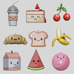 326044928_924071811926007_4583098717610895830_n.png STL file Cute and kawaii food keychains・3D printing idea to download