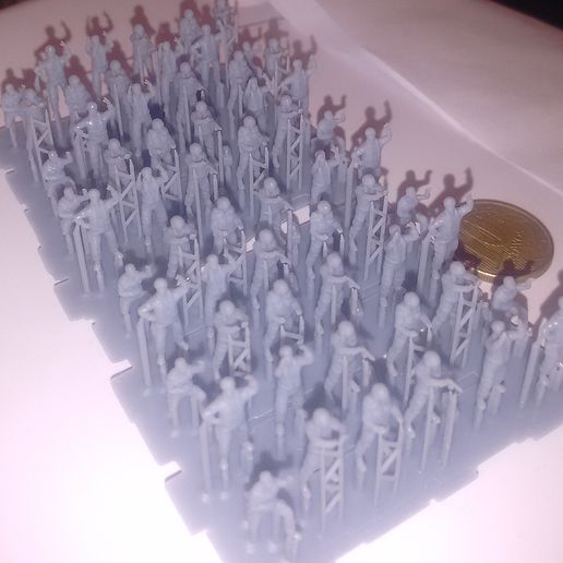 🎲 Simple 1/144 scale props for Sci-Fi/Mech scenery・Free 3D File for ・Cults