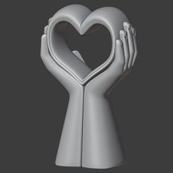 MANOS-CORAZON.jpg Archivo STL MANOS CORAZON・Modelo para descargar y imprimir en 3D