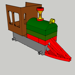 Locomotive.png Download STL file Train - Lego - Duplo • Model to 3D print, 3ID