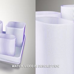 guarda-video.jpg Бесплатный STL файл Parametric PEN HOLDER with Grasshopper download free parameter・3D-печатная модель для загрузки