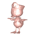 model.png Cute duck low poly