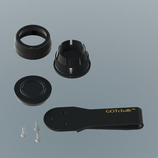 GOTchalk™ Eagle Eye - Magnetic Chalk Holder with Belt Clip