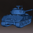 Sherman_M4_L.PNG Sherman M4 tank, Replica with rotating tower
