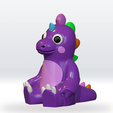 Spike2.png Spike The Amazing Digital Circus 3D Model Stl file 3mf Multicolor No support Fanart