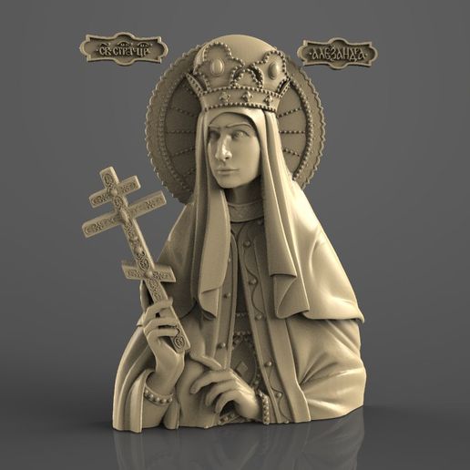 Religious frame cnc art router - 3D model önizlemesi