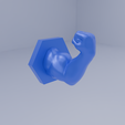 Render2.png Muscle Arm - wall hook