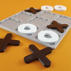 Base.jpg Файл STL Тик-Так-То・Шаблон для 3D-печати для загрузки
