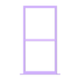 window 1.stl dollhouse Window kit 1:12