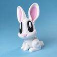 blob-lab-bunny-toy1mcrop.jpg Blob Bunny - Articulated Flexi Art Toy