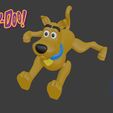 02-Scooby-Doo-FLEXYBLE.jpg STL file SCOOBY DOO FLEXYBLE FANART・Model to download and 3D print