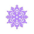 1047.stl christmas ball earring snowflake