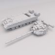 T-80 Army Tank 3.jpg T-80 Army Tank PRINTABLE Army Gun 3D Digital STL File
