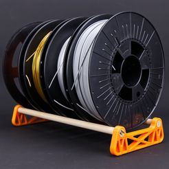 IMG_8100_lowquality.jpg STL-Datei filament spool stand kostenlos・3D-Druckvorlage zum Herunterladen