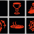 dados-copia-2.png STL file Dice/Dado Darkest Dungeon D10 Exploration and Provisions・Model to download and 3D print