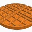 Waffle.png Gaufre ronde