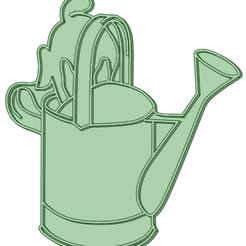 Regadera_e.png STL file Watering can with cookie cutter rabbit・3D printer design to download