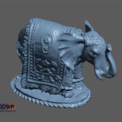 Elephant.JPG Download free STL file Elephant Sculpture 3D Scan • 3D printer object, 3DWP